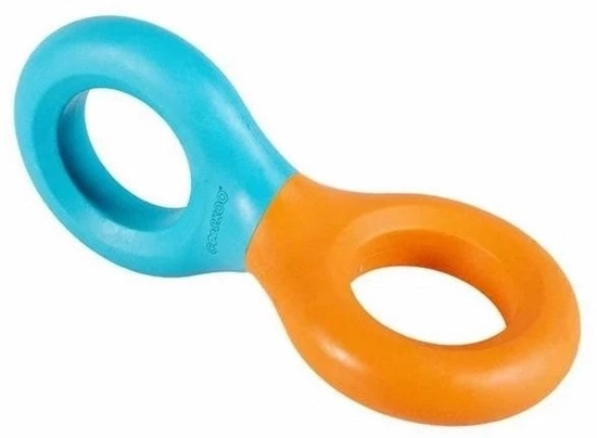 Picture of COOCKOO ZABAWKA DLA PSA GUMOWA DOODLE     NIEBIESKO/POMARACZOWA   /3/36