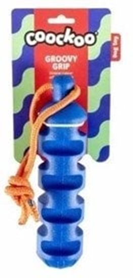 Picture of COOCKOO ZABAWKA DLA PSA GUMOWA GROOVY     GRIP NIEBIESKA  /3/36