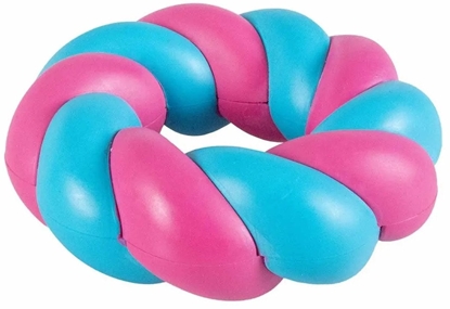 Attēls no COOCKOO ZABAWKA DLA PSA GUMOWA MALLOW     RING 11x11x4cm