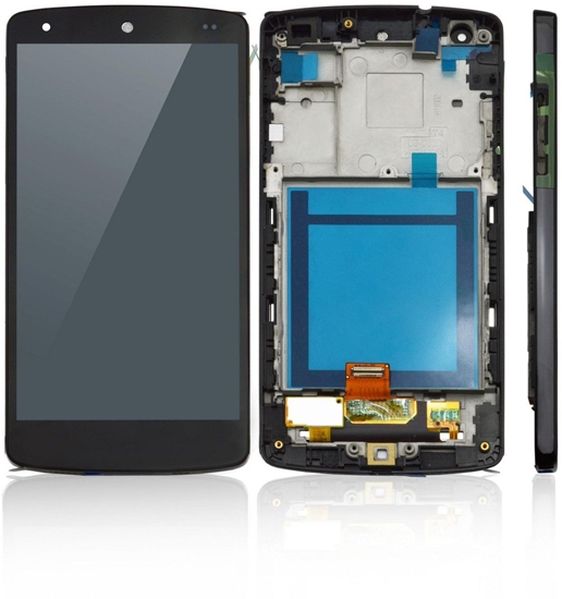 Picture of CoreParts MSPP71766, Display, LG, Nexus 5, Black, 60 mm, 160 mm