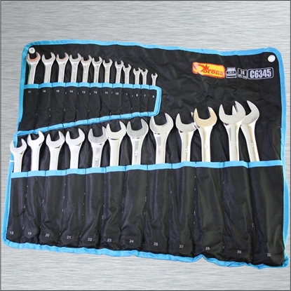 Attēls no Corona Zestaw kluczy pasko-oczkowych 6-32mm 24szt. (C6345)