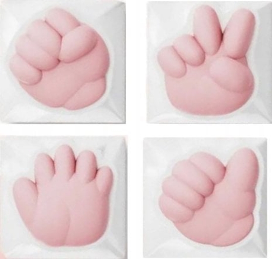 Picture of Cortek CORTEK KEYCAP 4 PCS ROCK PAPER