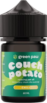 Picture of Cosma Cannabis Green Paw Couch Potato 60ml - Olejek z CBD na bazie oleju z ososia z 10% dodatkiem oleju z kryla