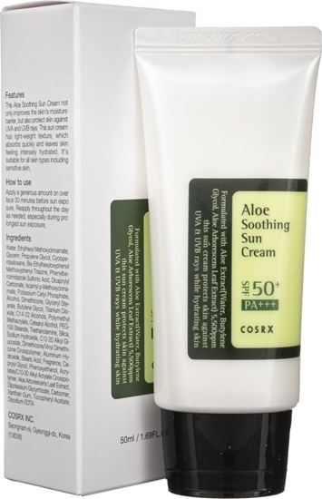 Picture of CosRx COSRX Aloe Soothing Sun Cream SPF 50+ krem przeciwsoneczny - 50 ml