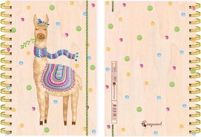 Attēls no Cozywood Koonotatnik ozdobny A6 Lama 50 stron linia
