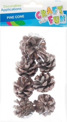 Attēls no Craft with Fun CF OZDOBA DEK NATURA SZYSZKA 4-7CM 50G 12/144