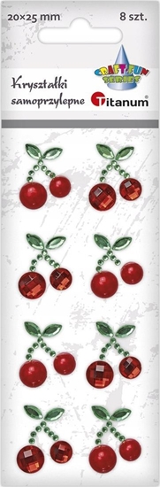 Picture of Craft with Fun Krysztaki samoprzylepne wi¶nie 8szt