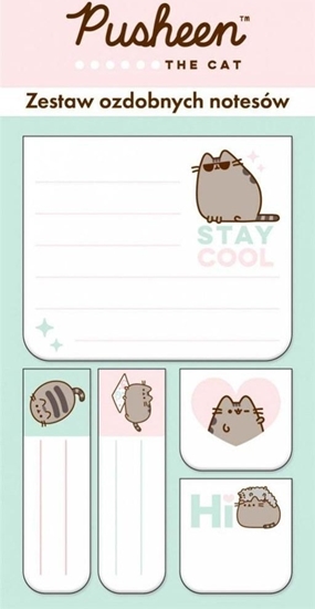 Picture of Craft with Fun NOTES SPRZYL MIX WZOR 5SZT/30K PUSHEEN PBH