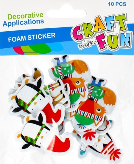 Picture of Craft with Fun OZDOBA BN EVA ZWIERZ SPRZYL 10SZT CF PBH 12/288