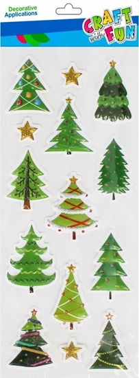 Picture of Craft with Fun OZDOBA BN NAKLEJKI PUFFY CHOINK 14SZT CF12/288