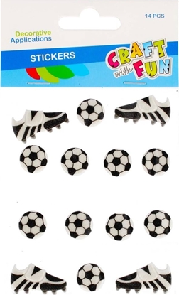 Picture of Craft with Fun OZDOBA DEK EVA PILKA NOZNA SPRZYL 14SZT CF 12/14