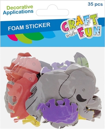 Attēls no Craft with Fun OZDOBA DEK EVA ZOO SPRZYL 35SZT CF PBH 12/144