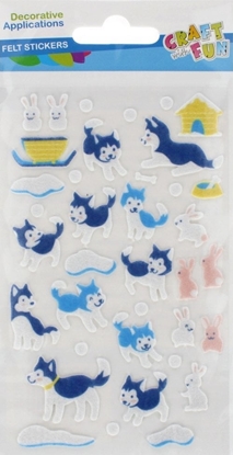 Attēls no Craft with Fun OZDOBA DEK FILC PIES/ZAJAC SPRZYL CF PBH 24/288