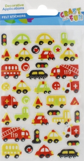 Picture of Craft with Fun OZDOBA DEK FILC POJAZDY SPRZYL CF PBH 24/288