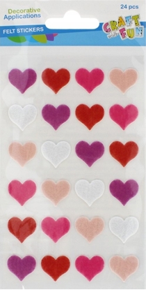 Attēls no Craft with Fun OZDOBA DEK FILC SERCA SPRZYL CF PBH 24/288