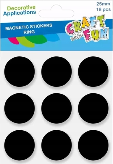 Изображение Craft with Fun OZDOBA DEK NAKLEJKI MAGNET KOLA 18SZT CF 12/288