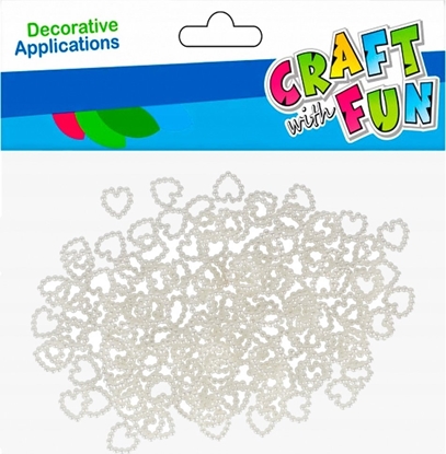 Изображение Craft with Fun OZDOBA DEK PERLOWA SERDUSZKA 20G PBH 24/288