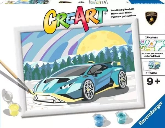 Picture of CreArt Blue Lamborghini
