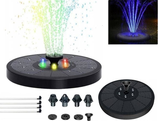 Изображение CreativeHome ZD70G FONTANNA SOLARNA POMPA DO OCZKA WODNEGO RGB