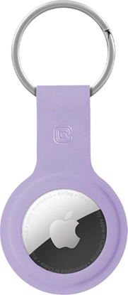 Attēls no Crong Brelok Crong Silicone Case with Key Ring Apple AirTag (fioletowy)