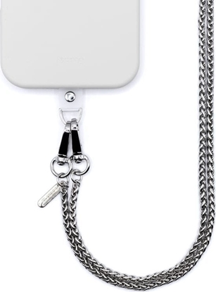 Изображение Crong Phone Crossbody - smycz zawieszka do telefonu srebrna - Gwarancja bezpieczestwa. Proste raty. Bezpatna wysyka od 170 z.