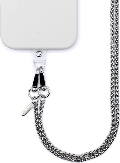 Изображение Crong Phone Crossbody - smycz zawieszka do telefonu srebrna - Gwarancja bezpieczestwa. Proste raty. Bezpatna wysyka od 170 z.