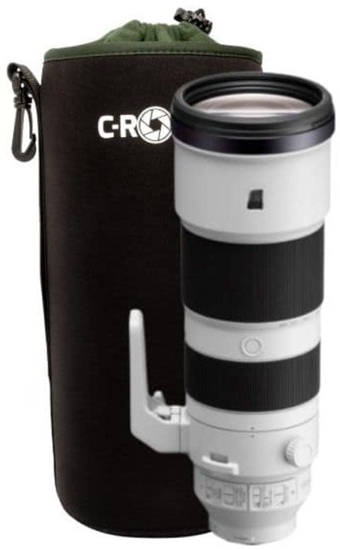 Picture of C-Rope CRP-LNB-XXX-BLK-2 futera / pokrowiec na obiektyw aparatu Czarny, Zielony Polar, Neopren Etui zamykane