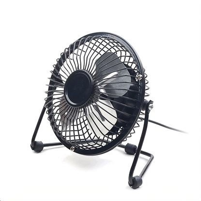 Изображение C-TECH Ventilátor UF-01, 100mm, USB, stolní, erná