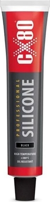 Attēls no CX80 CX-80 SILIKON CZARNY PROFESIONAL DO WYSOKICH TEMPERATUR 70ml CXSCZARNY70 - CXSCZARNY70