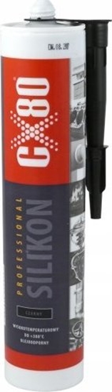 Picture of CX80 CX80 Silikon Wysokotemperaturowy 310ml kartusz