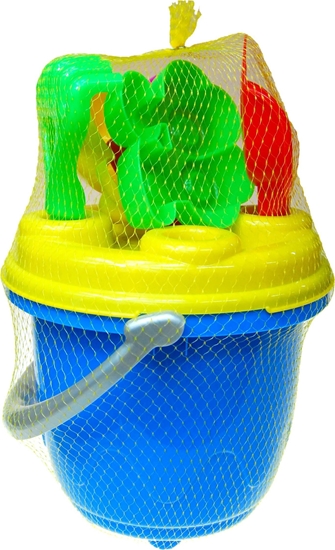 Picture of Czako Zestaw do piasku wiaderko 7el Biedronka siatka Czako
