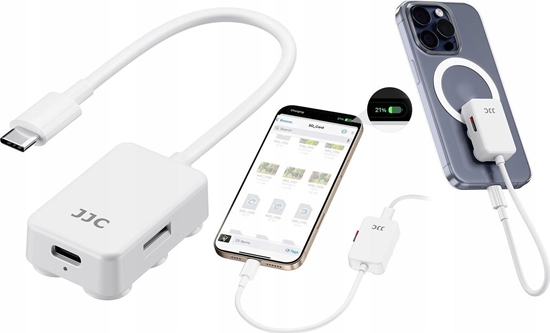 Picture of Czytnik Kart Pamici Micro SD MicroSD 2x Port USB-C USB TYPE-C do Telefonu / PDB-UC