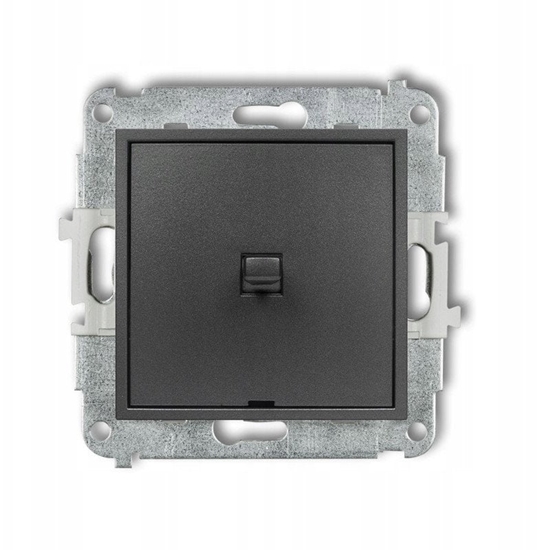 Изображение cznik krzyowy Karlik Mini 11MWPUS-6.1 w stylu amerykaskim jeden klawisz bez piktogramu grafitowy