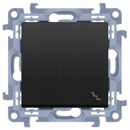 Изображение cznik schodowy Kontakt Simon 10 CW6C.01/49 czarny mat