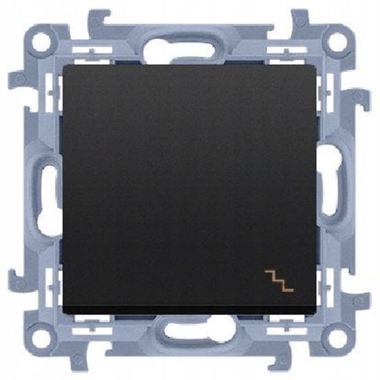 Picture of cznik schodowy Kontakt Simon 10 CW6C.01/49 czarny mat