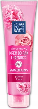 Attēls no Cztery Pory Roku Cztery pory roku - Ochronny krem do rk i paznokci, 130 ml - Piwonia i róa