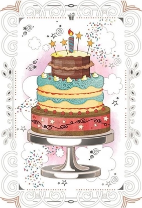 Picture of DA VINCI Karnet 12x18 cm B-BD 502 095 + koperta Tort