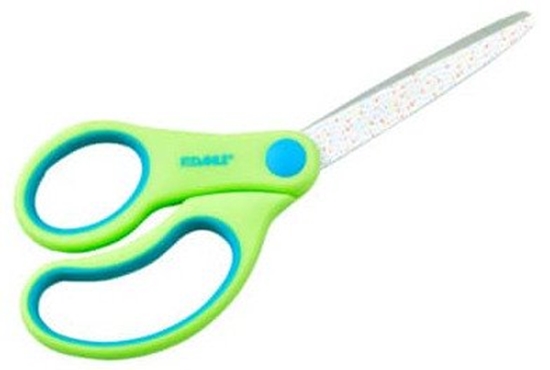 Изображение DAHLE KIDS 54672 bogstav venstrehånds børnesaks, spidse knivspidser, 140