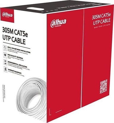 Attēls no Dahua Technology CABLE CAT5E UTP 305M Baltas/PFM920I-5EU-U DAHUA