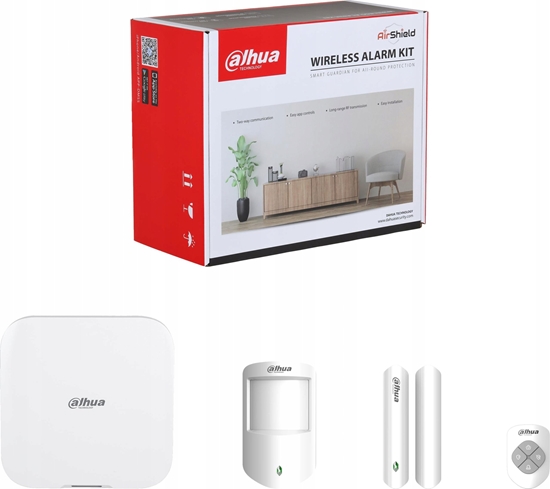 Изображение Dahua Technology ZESTAW ALARMOWY ART-ARC3800H-03-FW2(868) AirShield DAHUA