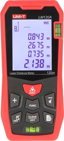 Picture of Dalmierz laserowy Unit DALMIERZ LASEROWY LM-120A UNI-T