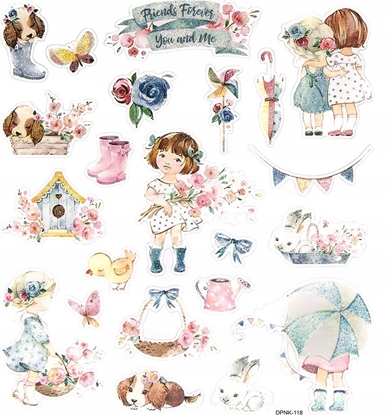 Picture of Dalprint Naklejki z brokatem DPCRAFT Marisella x Me 22szt. Dalprint