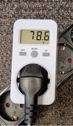 Attēls no Daudzfunkcionāls kontaktligzdas elektroenerģijas skaitītājs / 16A