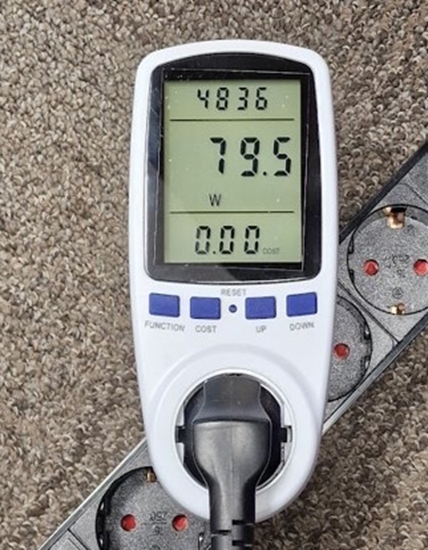 Picture of Daudzfunkcionāls kontaktligzdas elektroenerģijas skaitītājs |  informatīvs displejs ar apgaismojumu