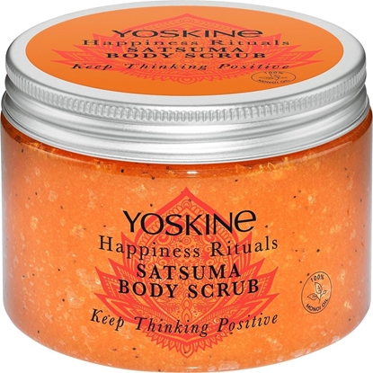 Attēls no DAX Yoskine Happiness Rituals Cukrowy Peeling do ciaa Satsuma 300g