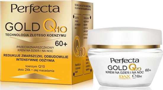 Picture of DAX PERFECTA Gold Q10 Krem przeciwzmarszczkowy na dzie i na noc 60+ 50 ml