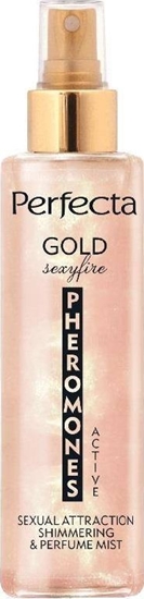 Picture of DAX Perfecta Pheromones Active Perfumowana Mgieka do ciaa Gold Sexyfire 200ml
