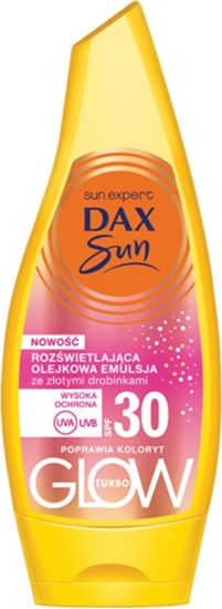 Picture of Dax Sun Dax Sun Turbo Glow Rozwietlajca Emulsja Ze Zotymi Drobinkami