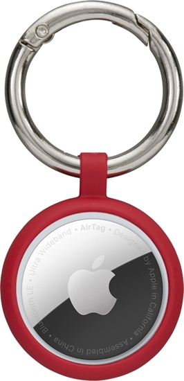 Picture of dbramante Greenland - AirTag Key Ring - Candy Apple Red