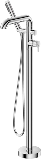 Изображение Deante Bateria wannowa wolnostojca z zestawem prysznicowym